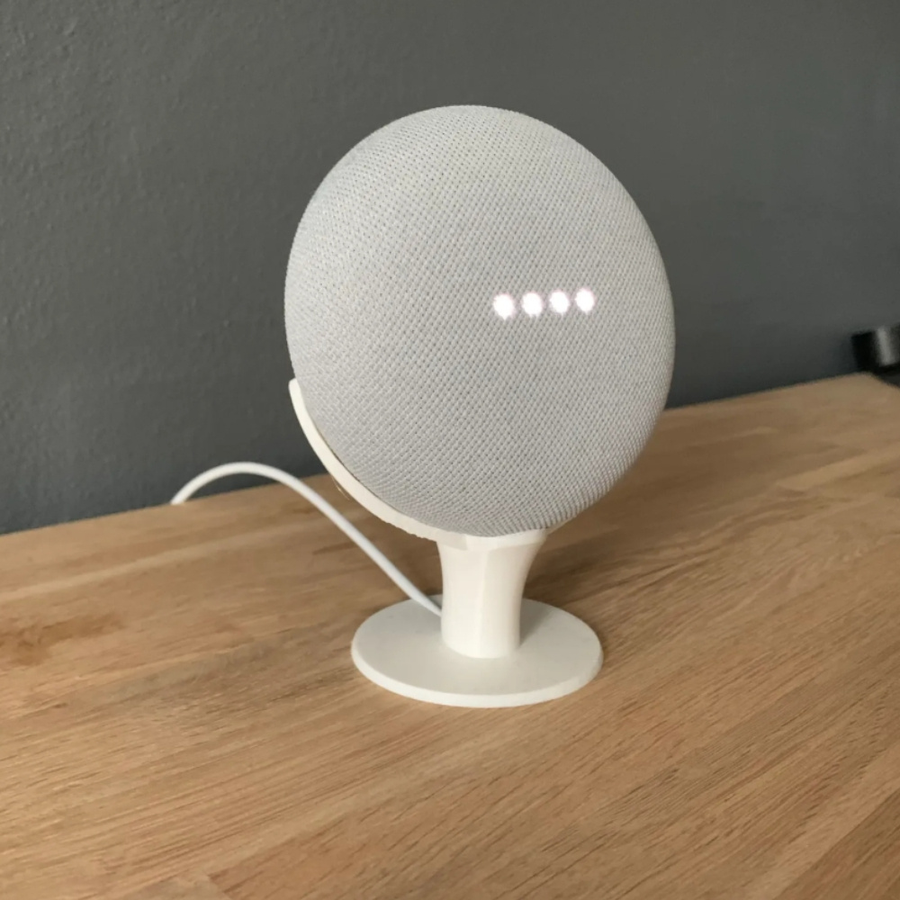 Google Speaker Nest Audio - スマートスピーカースタンド保護カバー シンプルなデスクトップベースオーガナイザー収納 Google Nest Home Mini用