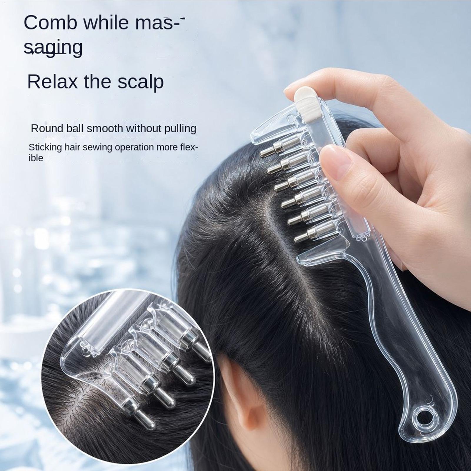 1個入り、携帯用透明ヘアルートコーム、液体塗布用ガイド、頭皮 - Root Stimulator Liquid のレビューと価格