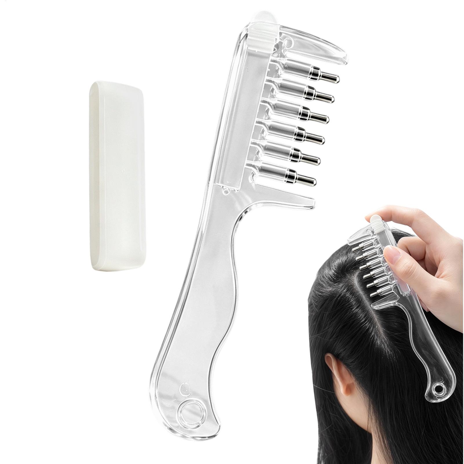 1個入り、携帯用透明ヘアルートコーム、液体塗布用ガイド、頭皮 - Root Stimulator Liquid のレビューと価格