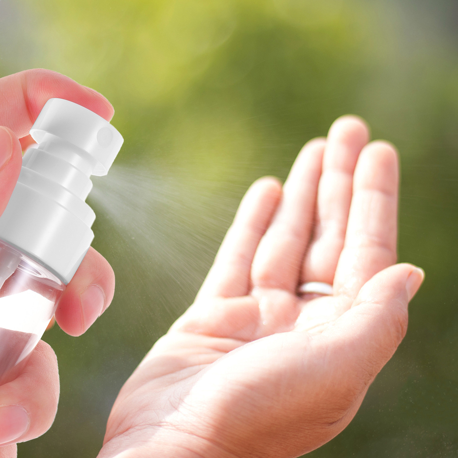 トラベルサイズのスプレーボトル5本セット。詰め替え可能で、顔 - Misting Bottle Fine のレビューと価格